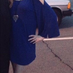 Valentina Open shoulder bell sleeve top, Sz XL